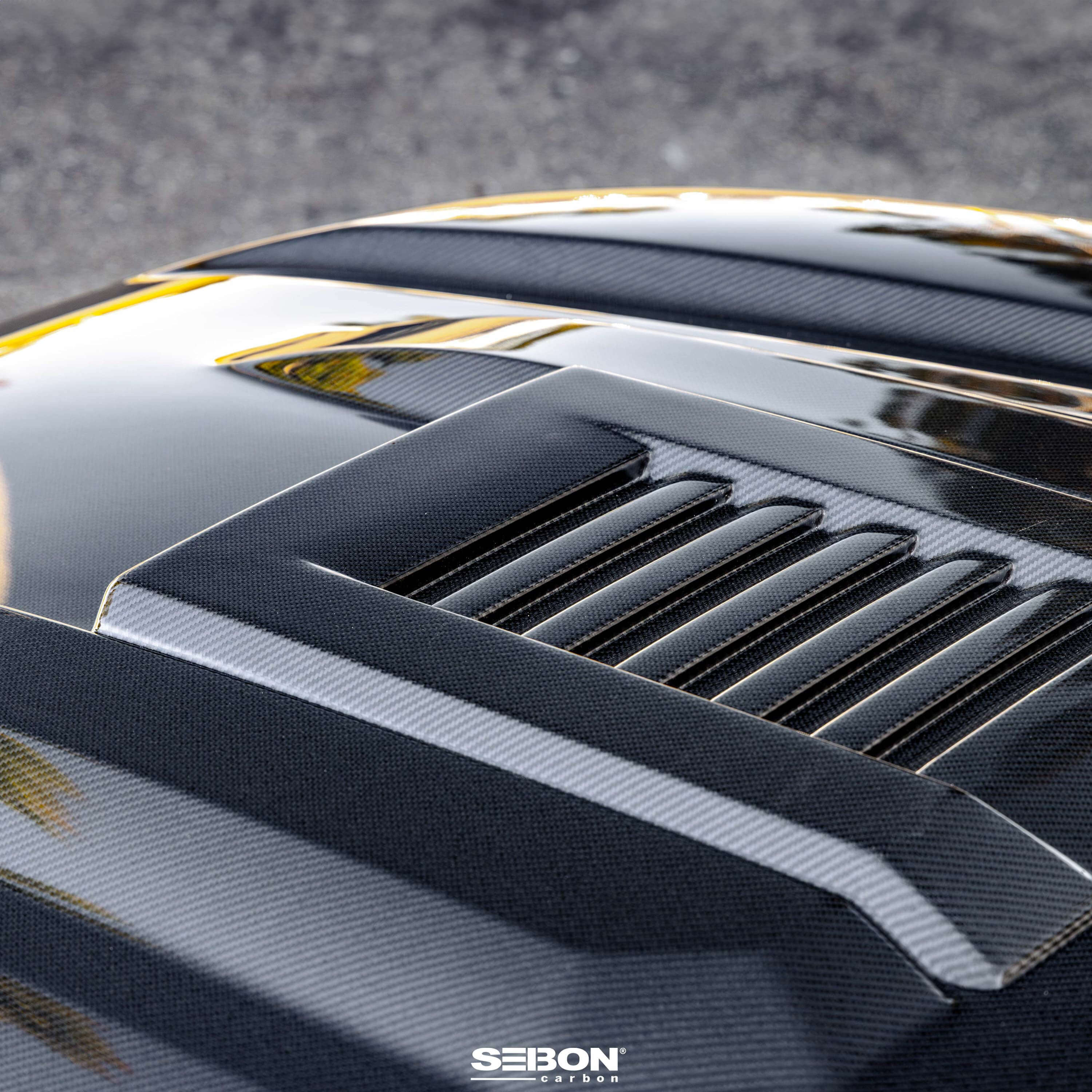 TR-Style Carbon Fiber Hood Fits 2024+ Toyota Tacoma - Image 5