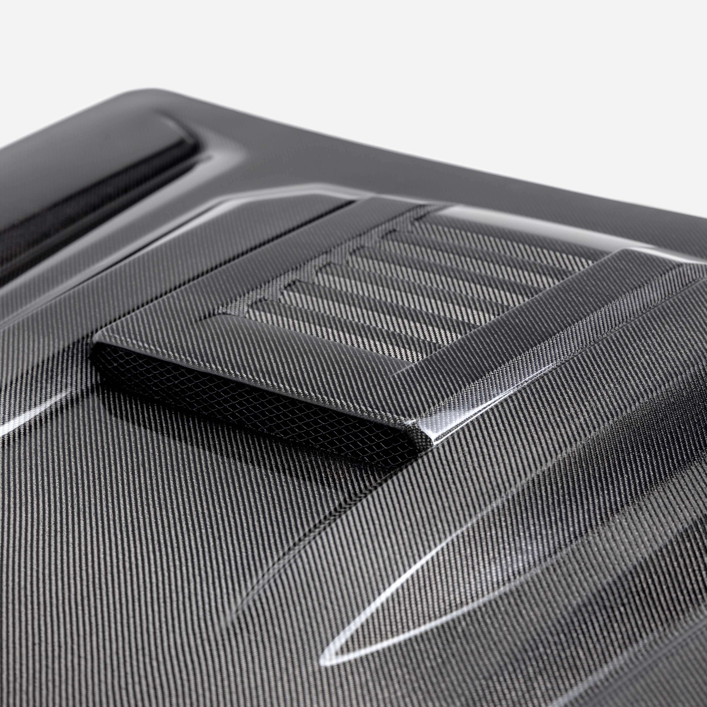 TR-Style Carbon Fiber Hood Fits 2024+ Toyota Tacoma - Image 7