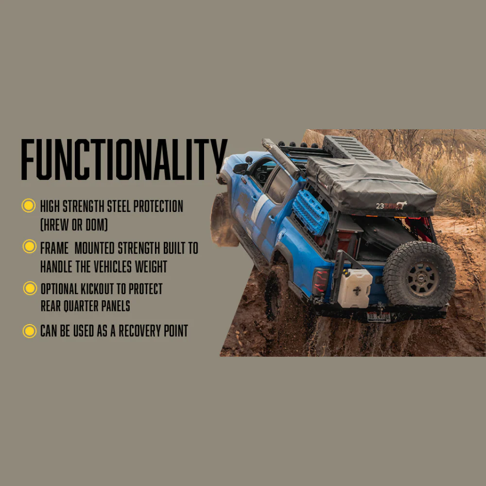 Overland Bolt-On Rock Sliders Fits 2024+ Toyota Tacoma - Image 7