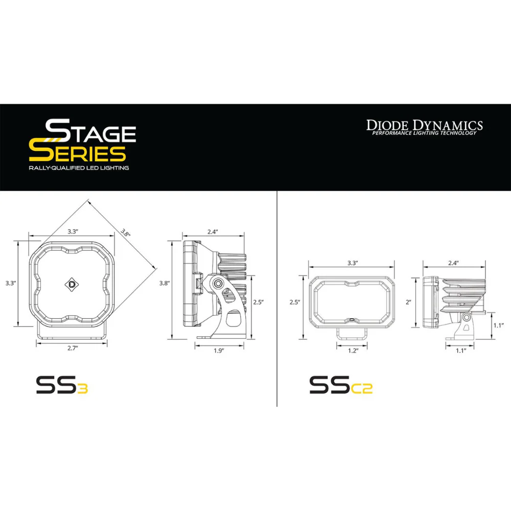 Stage Series Backlit Ditch Light Kit Fits 2024+ Toyota Tacoma - Image 5