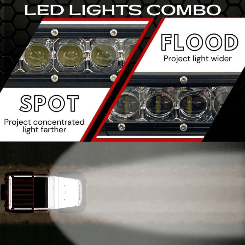 30" Extreme Series Low Profile Combo RGB Light Bar & Harness Kit - Image 5