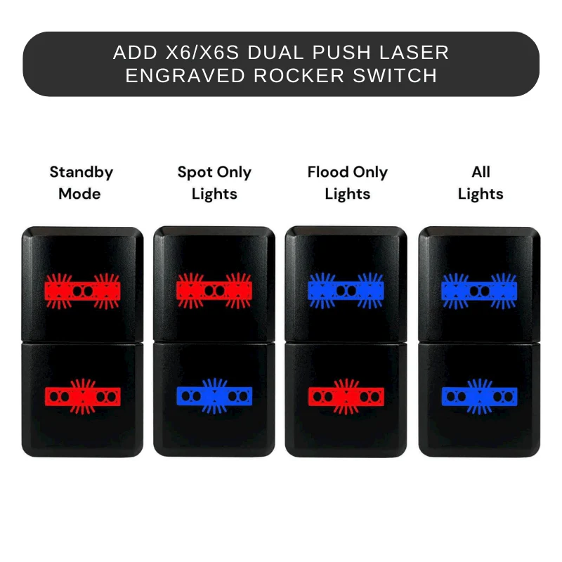 38" X6 Amber/White 210w Combo Beam Led Light Bar & Harness Kit - Image 13