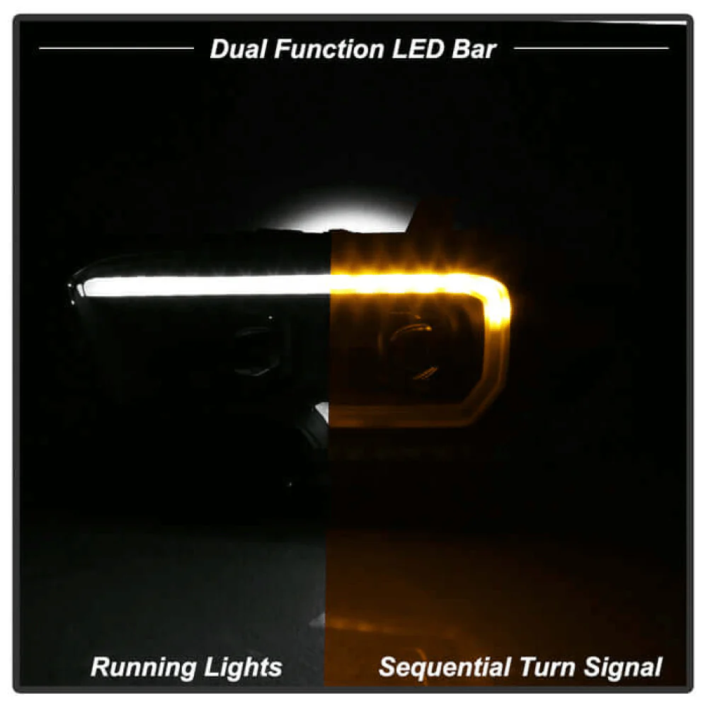 Projector Headlights w/Sequential Turn Signal Fits 2016-2023 Toyota Tacoma - Image 11