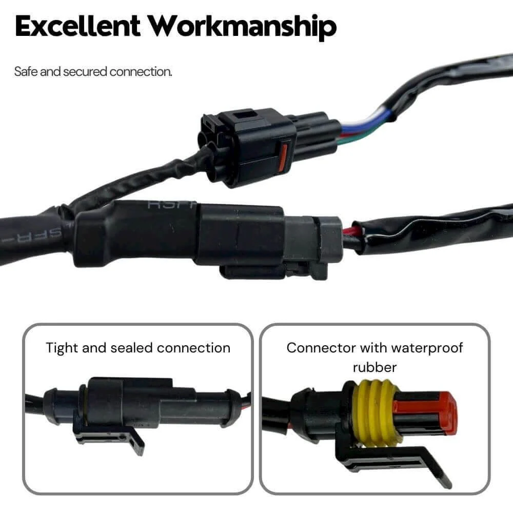 40" Extreme Series Low Profile Combo RGB Light Bar & Harness Kit - Image 6