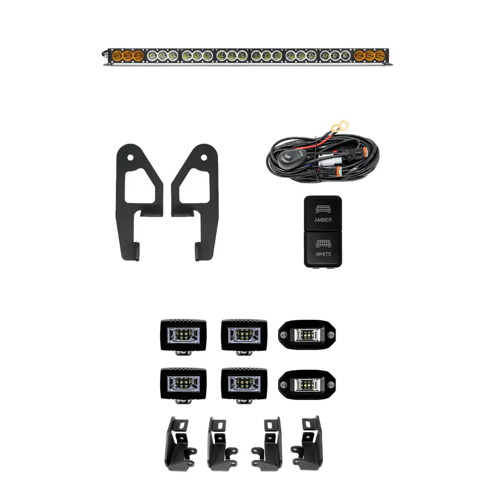 42|43" Dual Row Premium Roof Rack Lighting Kit | Spot & Combo Fits 2005-2023 Toyota Tacoma - Image 11