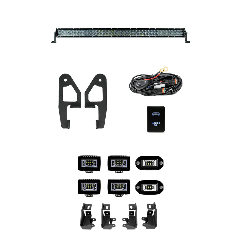 42|43" Dual Row Premium Roof Rack Lighting Kit | Spot & Combo Fits 2005-2023 Toyota Tacoma - Image 12