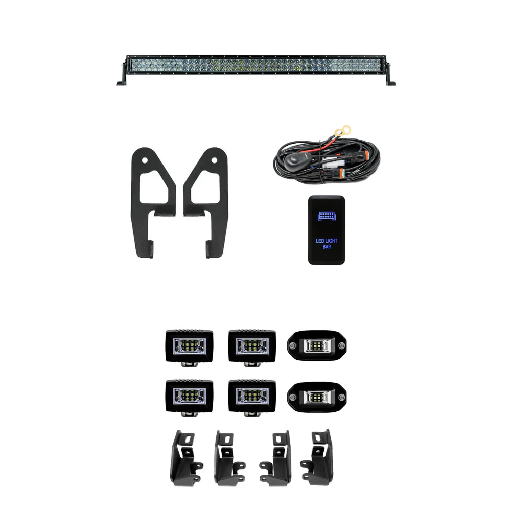 42|43" Dual Row Premium Roof Rack Lighting Kit | Spot & Combo Fits 2005-2023 Toyota Tacoma - Image 13