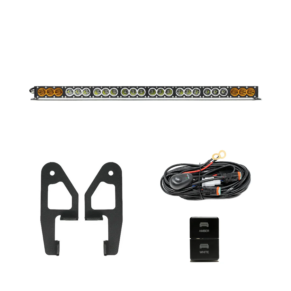 42|43" Dual Row Premium Roof Rack Lighting Kit | Spot & Combo Fits 2005-2023 Toyota Tacoma - Image 3