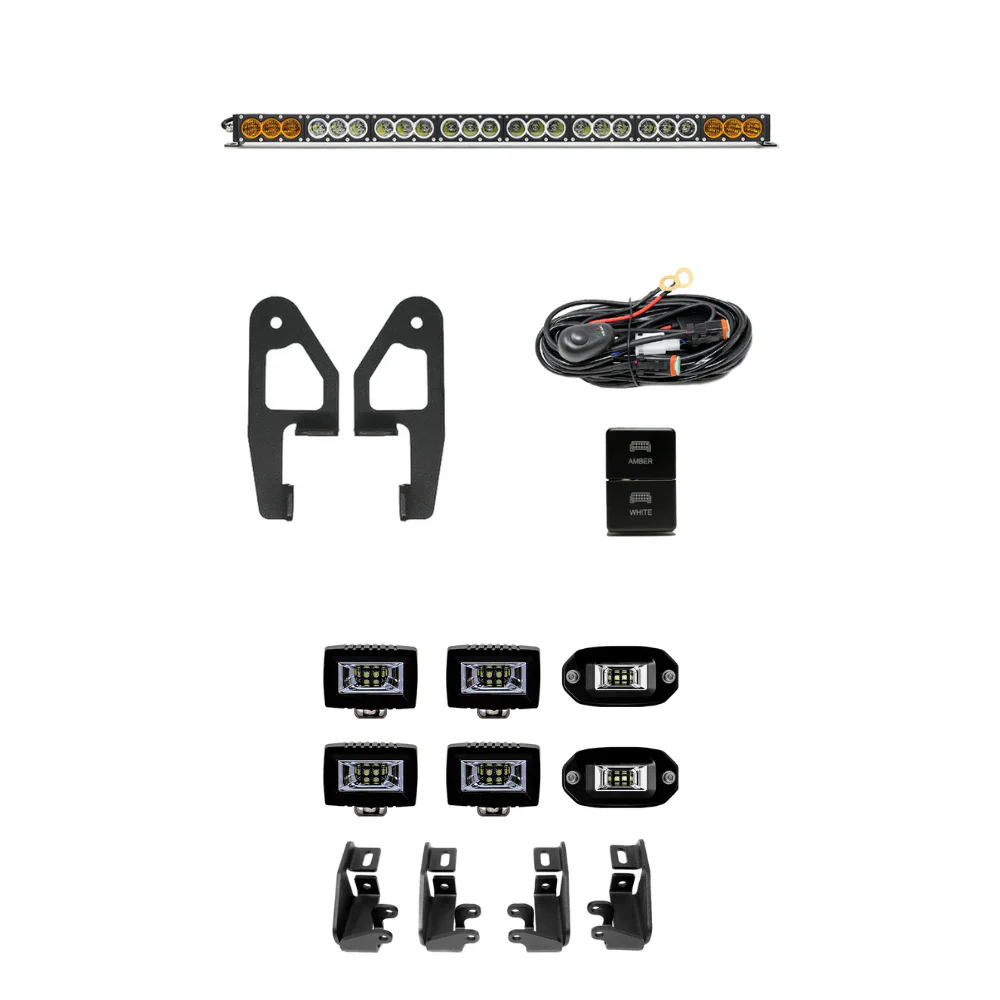 42|43" Dual Row Premium Roof Rack Lighting Kit | Spot & Combo Fits 2005-2023 Toyota Tacoma - Image 9
