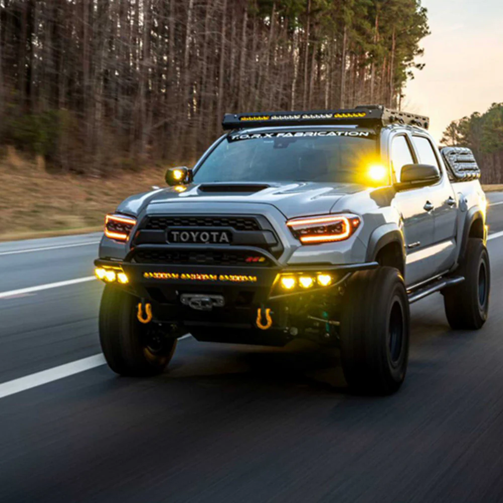 4Banger A-Pillar LED Kit Fits 2016-2023 Toyota Tacoma - Image 4