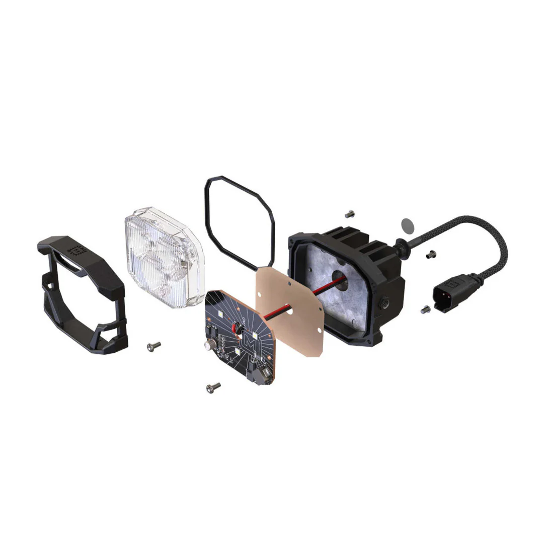 4Banger A-Pillar LED Kit Fits 2016-2023 Toyota Tacoma - Image 9