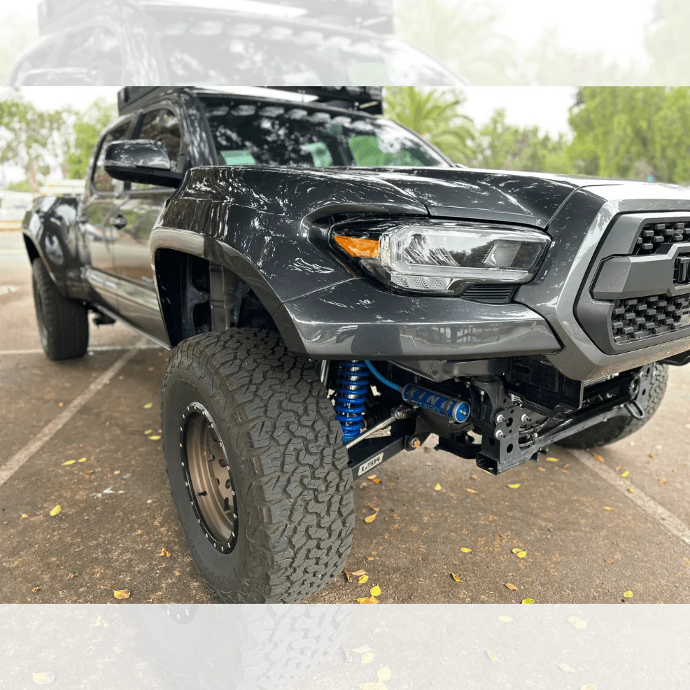 6" Bulge Off Road Fiberglass Fenders/Ext Fits 2016-2023 Toyota Tacoma