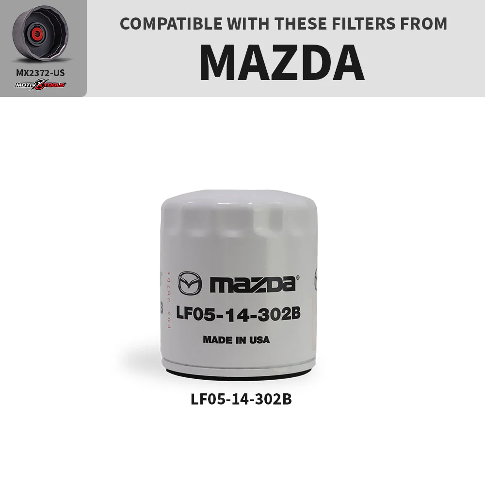 72.8mm/74mm 14 Flute Combination Oil Filter Wrench - Image 7