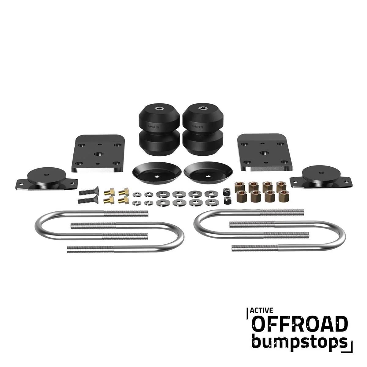 Active Off-Road Bumpstops W/ U-Bolt Flip Kit - Rear Kit Fits 2005-2023 Toyota Tacoma - Image 2