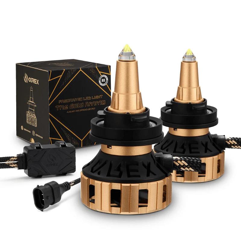 AlphaRex Gold Ammo Panoramic LED light bulbs - Image 5