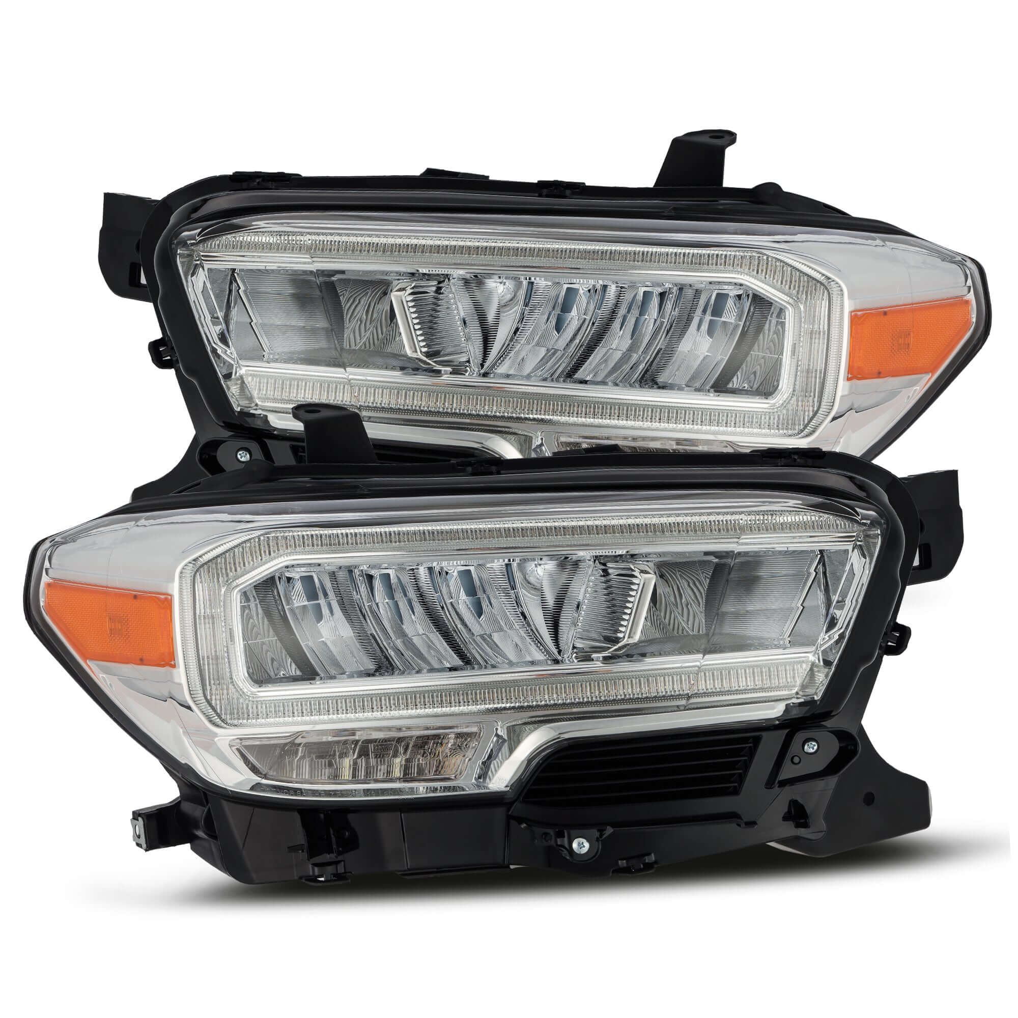 TCMBST TRD Pro-Style LED Headlights | Clear DRL - BLACK Fits 2016-2023 Toyota Tacoma - Image 10