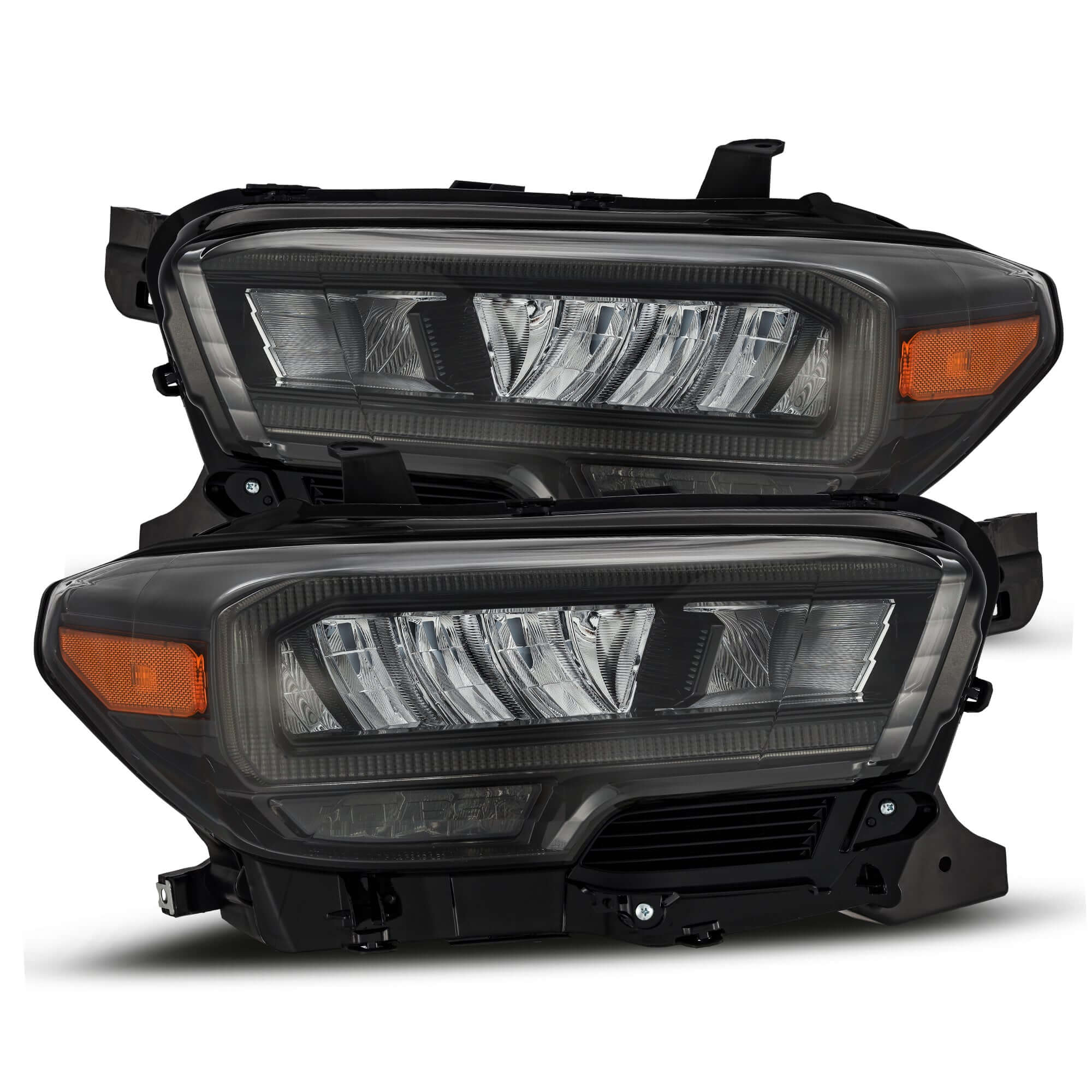 TCMBST TRD Pro-Style LED Headlights | Clear DRL - BLACK Fits 2016-2023 Toyota Tacoma - Image 11
