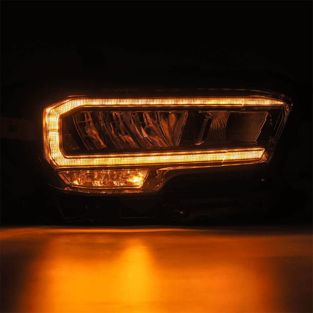 TCMBST TRD Pro-Style LED Headlights | Clear DRL - BLACK Fits 2016-2023 Toyota Tacoma - Image 3