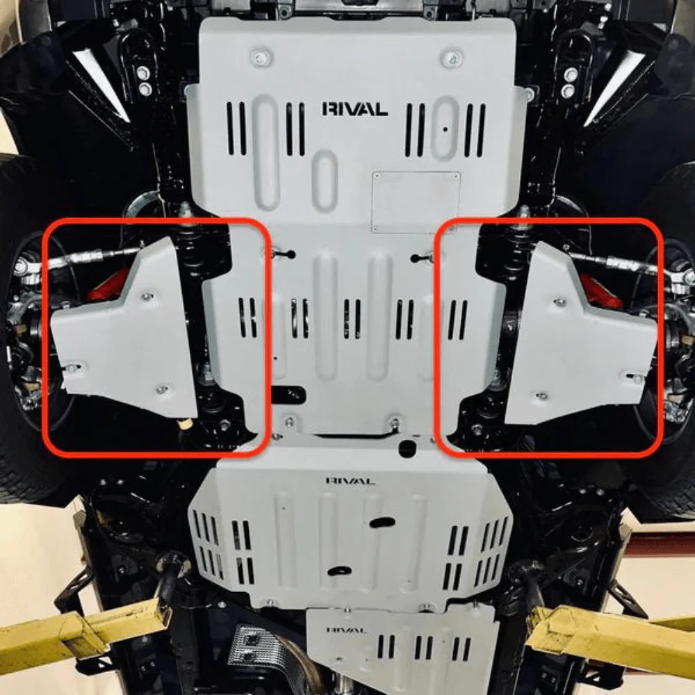 Aluminum Lower Controls Skid Plate Fits 2024+ Toyota Tacoma - Image 2