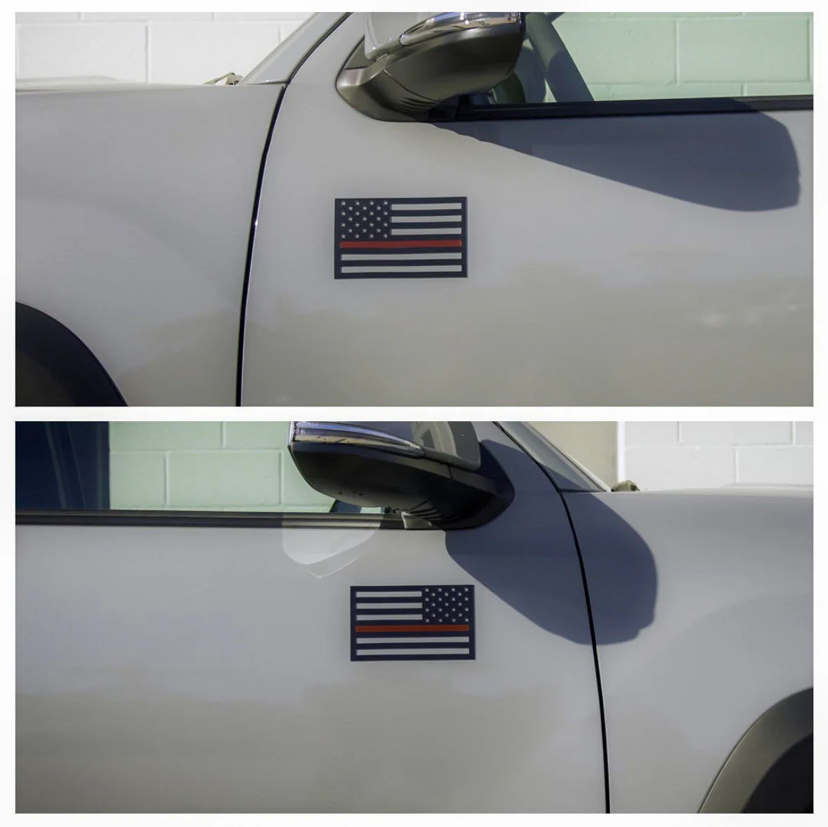 American Flag Vehicle Magnets - Black - Image 13