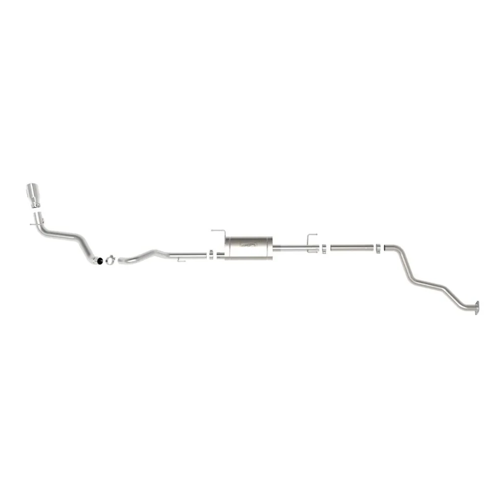 Apollo GT Series 2-1/2 IN to 3 IN 409 Stainless Steel Cat-Back Exhaust System Fits 2024+ Toyota Tacoma - Image 2