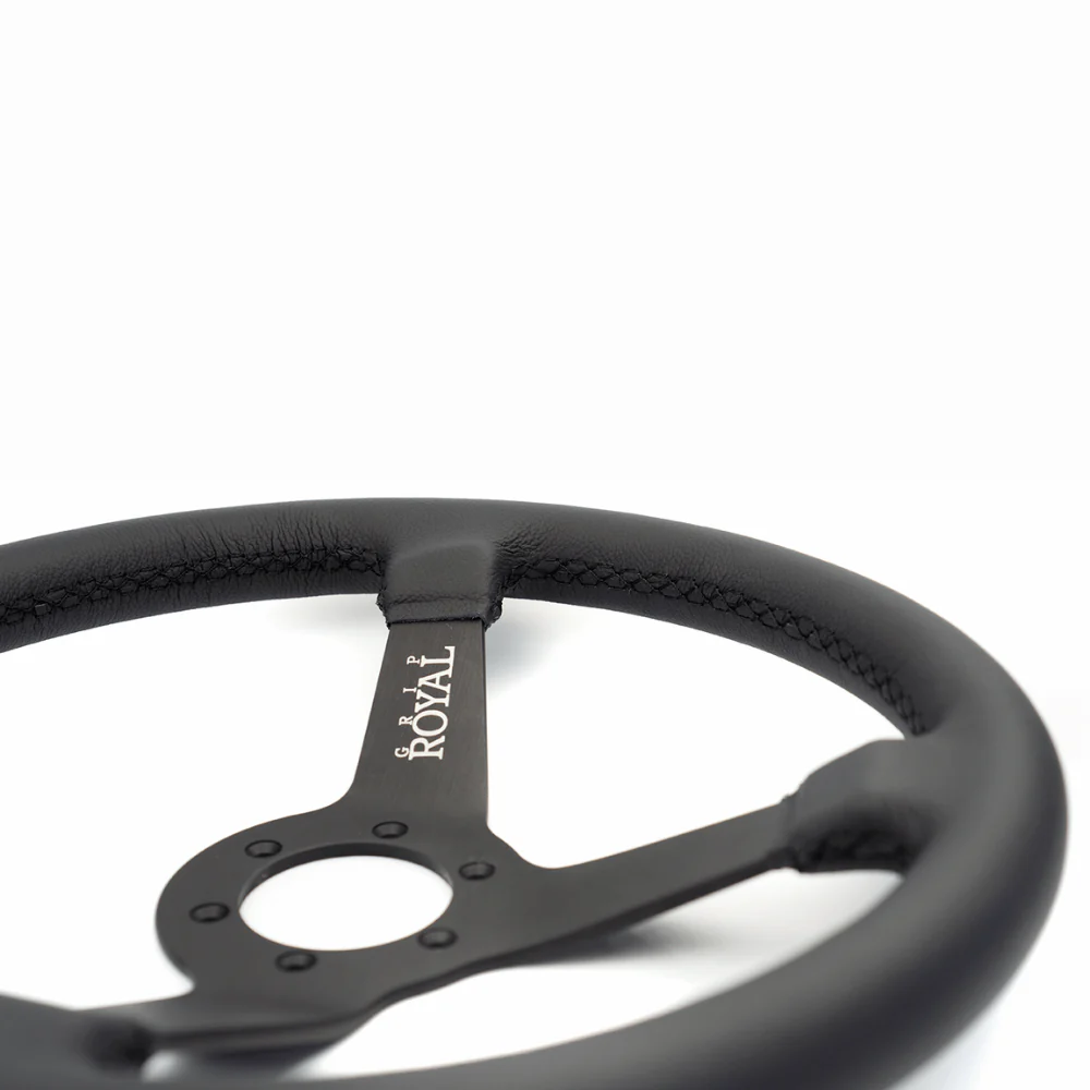 Brute – 350mm Steering Wheel – Leather - Image 3