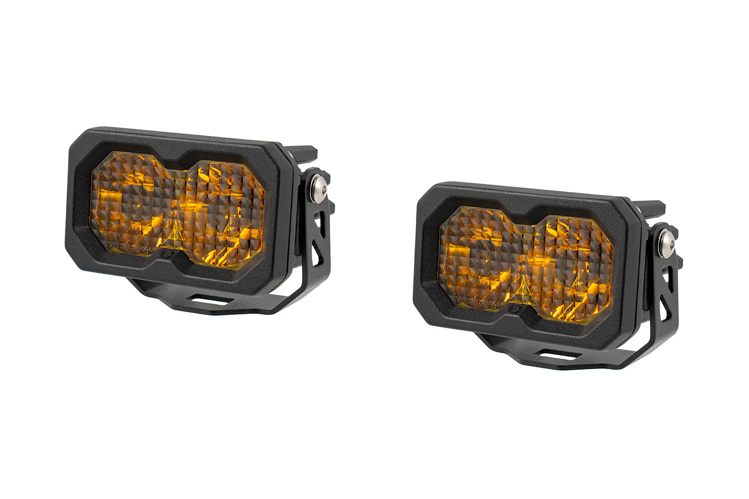 C2 2.0 SAE Yellow Pro LED Pods