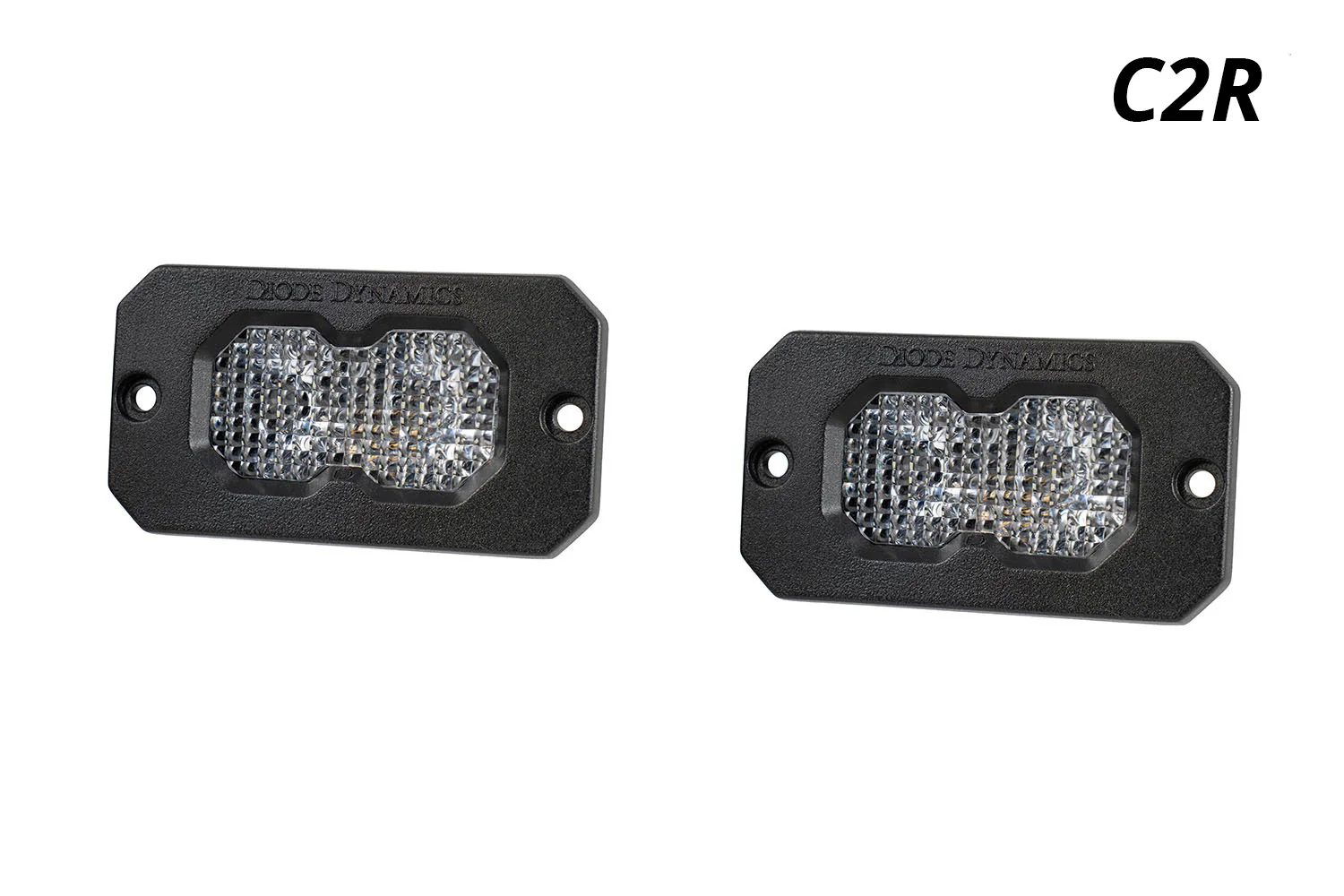 C2R White Flood Flush Mount LED Pods