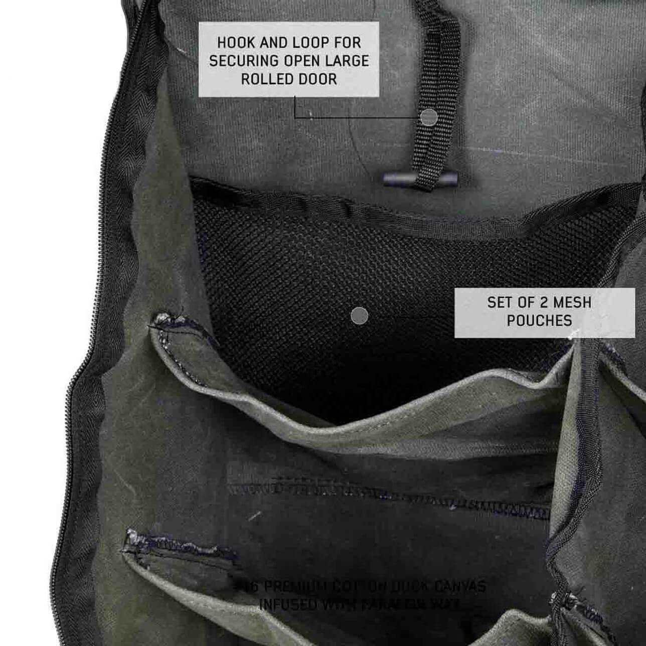 Camping Gear Storage Bag - #16 Waxed Canvas - Image 7