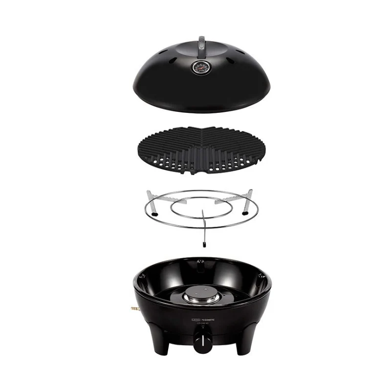 Citi Chef 40 | Black | Portable 4 Piece | Gas Barbeque | Camp Cooker