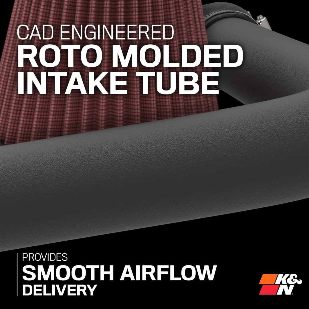Cold Air Intake - High-flow, Roto-Mold Tube - Fits 2005-2023 Toyota Tacoma L4-2.7L - Image 8