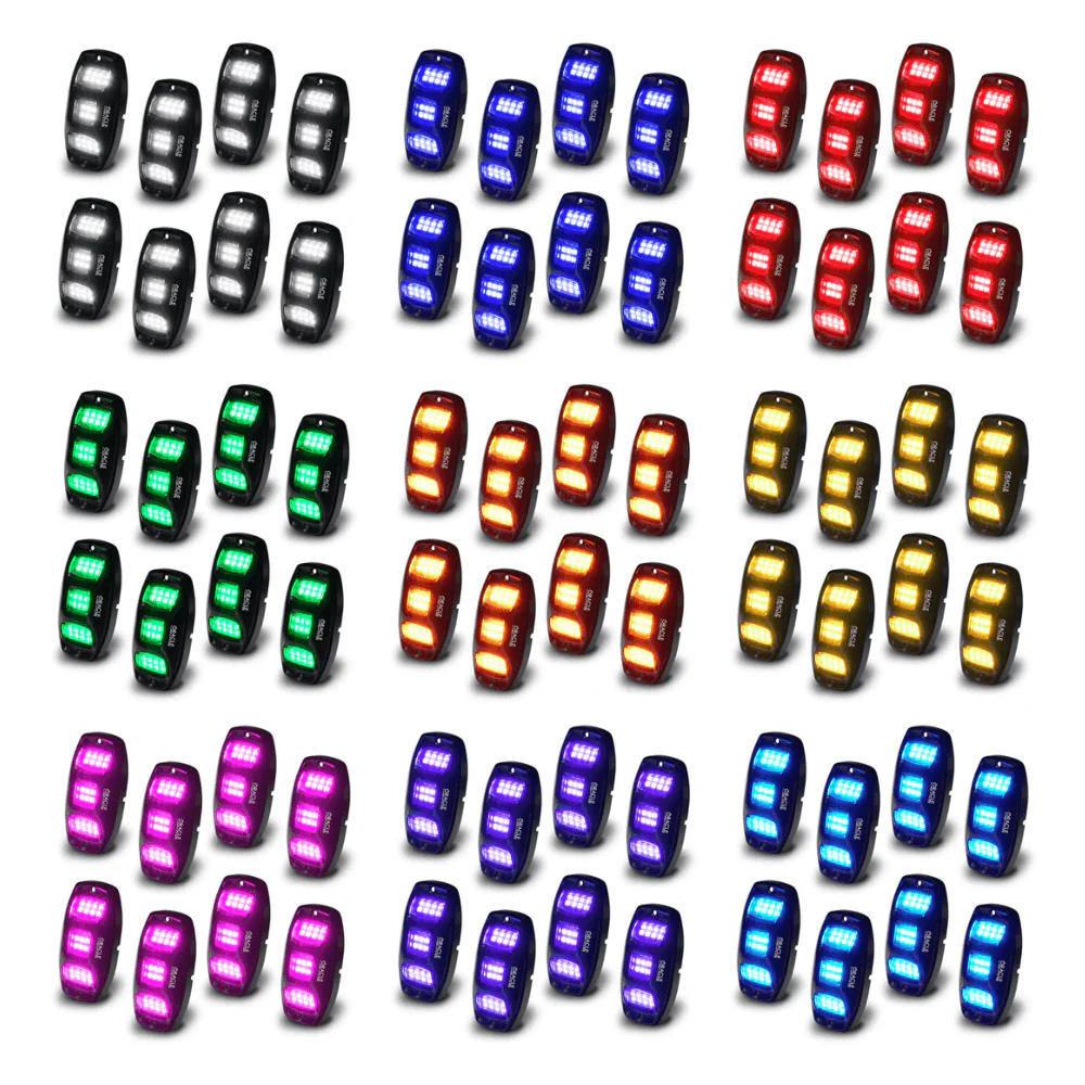 ColorSHIFT RGB+W Underbody Wheel Well Rock Light Kit - Image 16