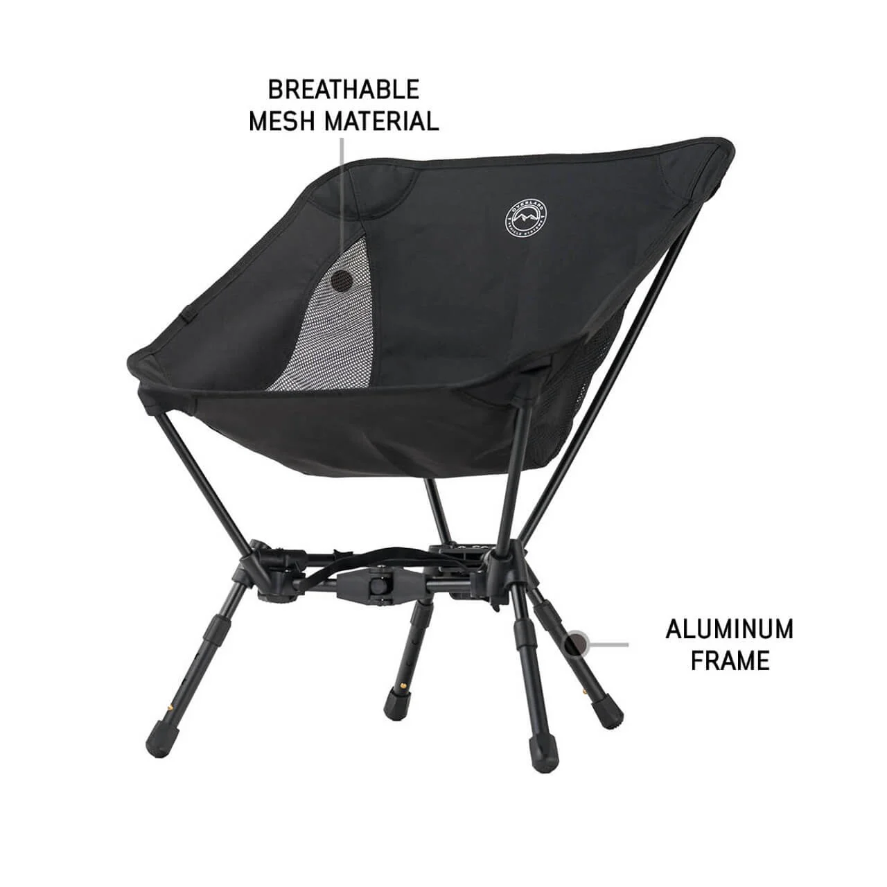 Compact Camping Chair with Collapsible Aluminum Frame [2 SET] - Image 7
