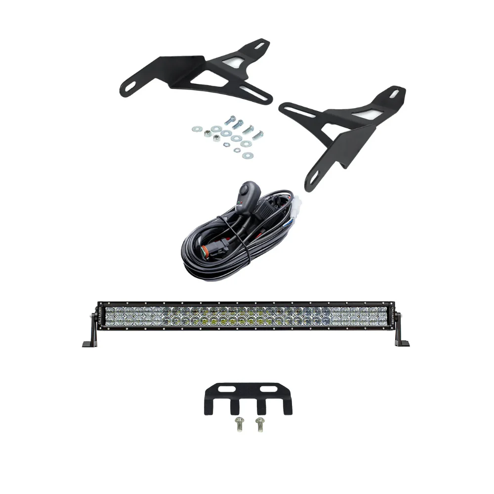 32" Lower Bumper Flush Slim Light Bar Mounting Brackets Fits 2016-2023 Toyota Tacoma - Image 15