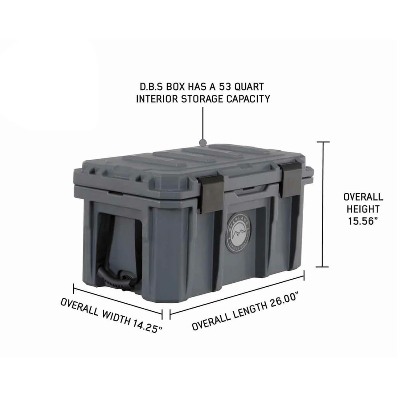 D.B.S. - Dark Grey Dry Box with Drain, and Bottle Opener - Image 7