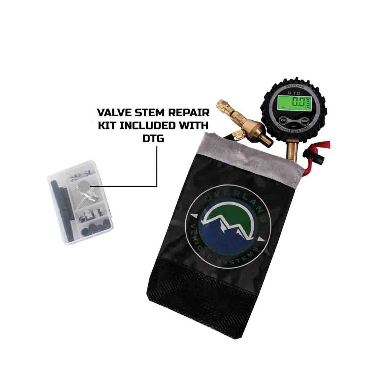 Digital Tire Deflator with Valve Kit & Storage Bag - Image 7