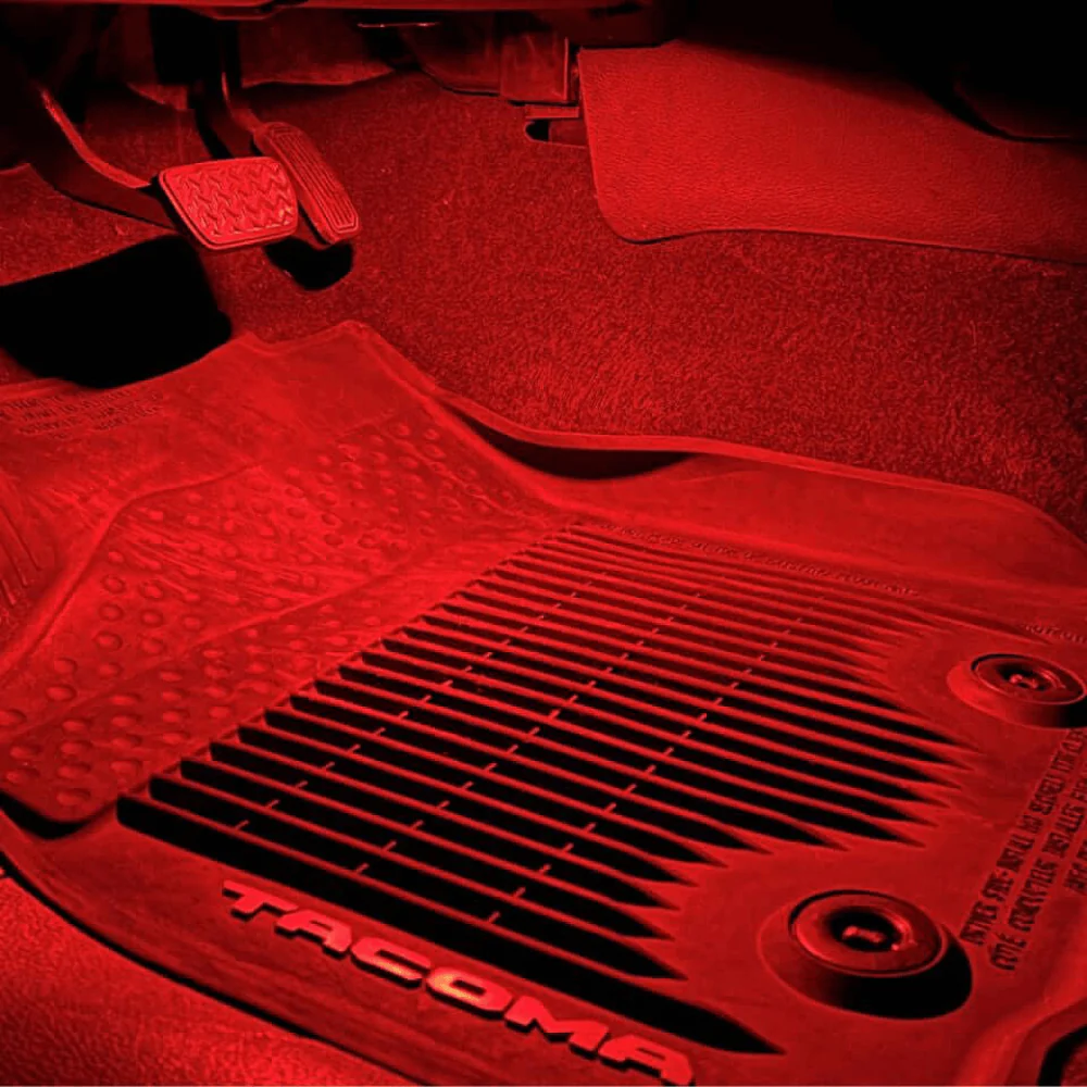 Dual Output Footwell Kit + Interior Lights Fits 2005-2015 Toyota Tacoma - Image 12