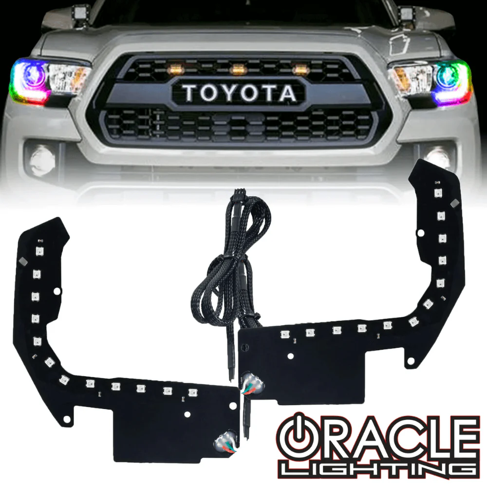 Dynamic ColorSHIFT RGB+A Headlight DRL Kit Fits 2016-2023 Toyota Tacoma