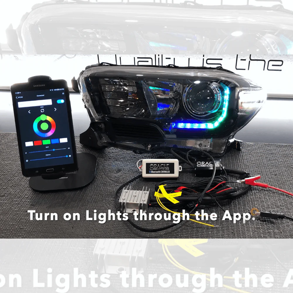 Dynamic ColorSHIFT RGB+A Headlight DRL Kit Fits 2016-2023 Toyota Tacoma - Image 10