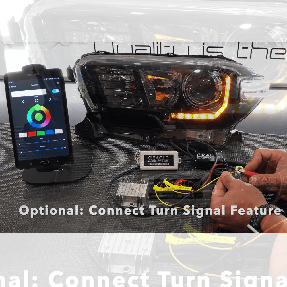 Dynamic ColorSHIFT RGB+A Headlight DRL Kit Fits 2016-2023 Toyota Tacoma - Image 11