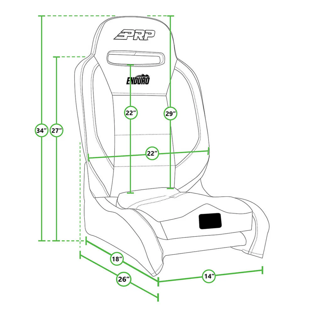 ENDURO ELITE Recliner Seat Fits 2005-2023 Toyota Tacoma - Image 6