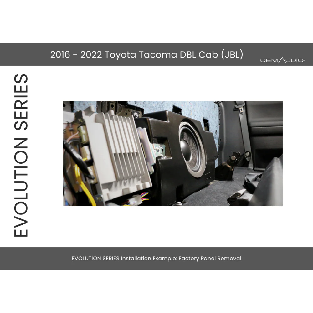 Evolution Series | DBL Cab with JBL Sound System Fits 2016-2023 Toyota Tacoma