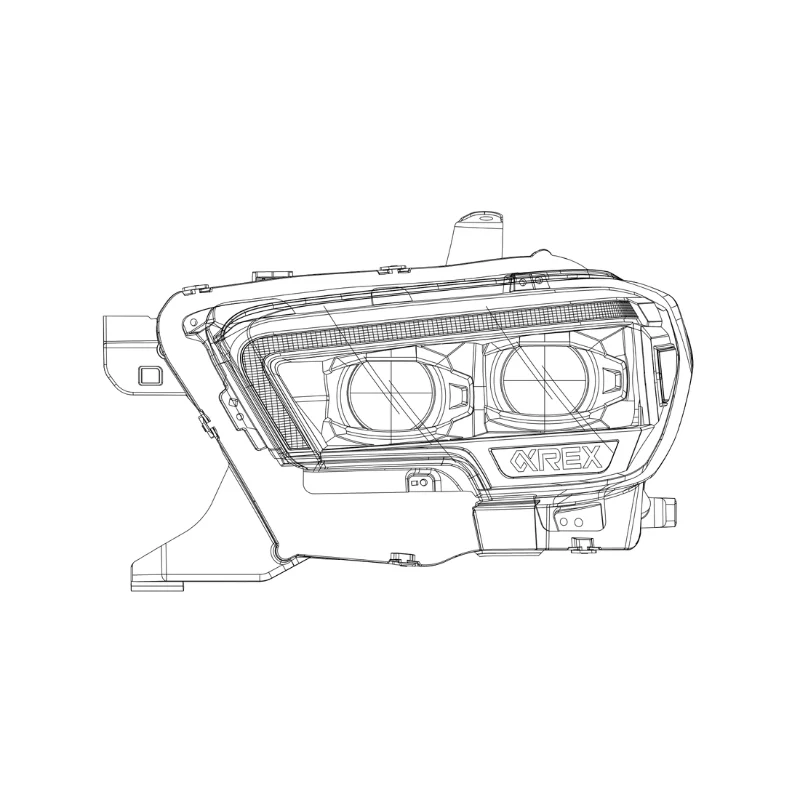 Exclusive LUXX-Series LED Projector Headlights | Amber/Clear DRL Fits 2016-2023 Toyota Tacoma - Image 27