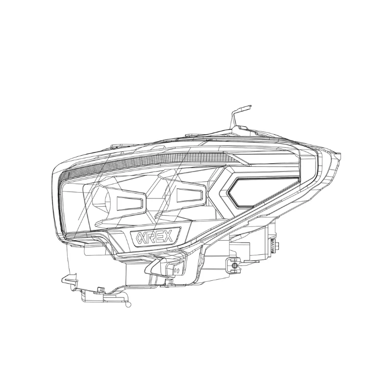 Exclusive LUXX-Series LED Projector Headlights | Amber/Clear DRL Fits 2016-2023 Toyota Tacoma - Image 29