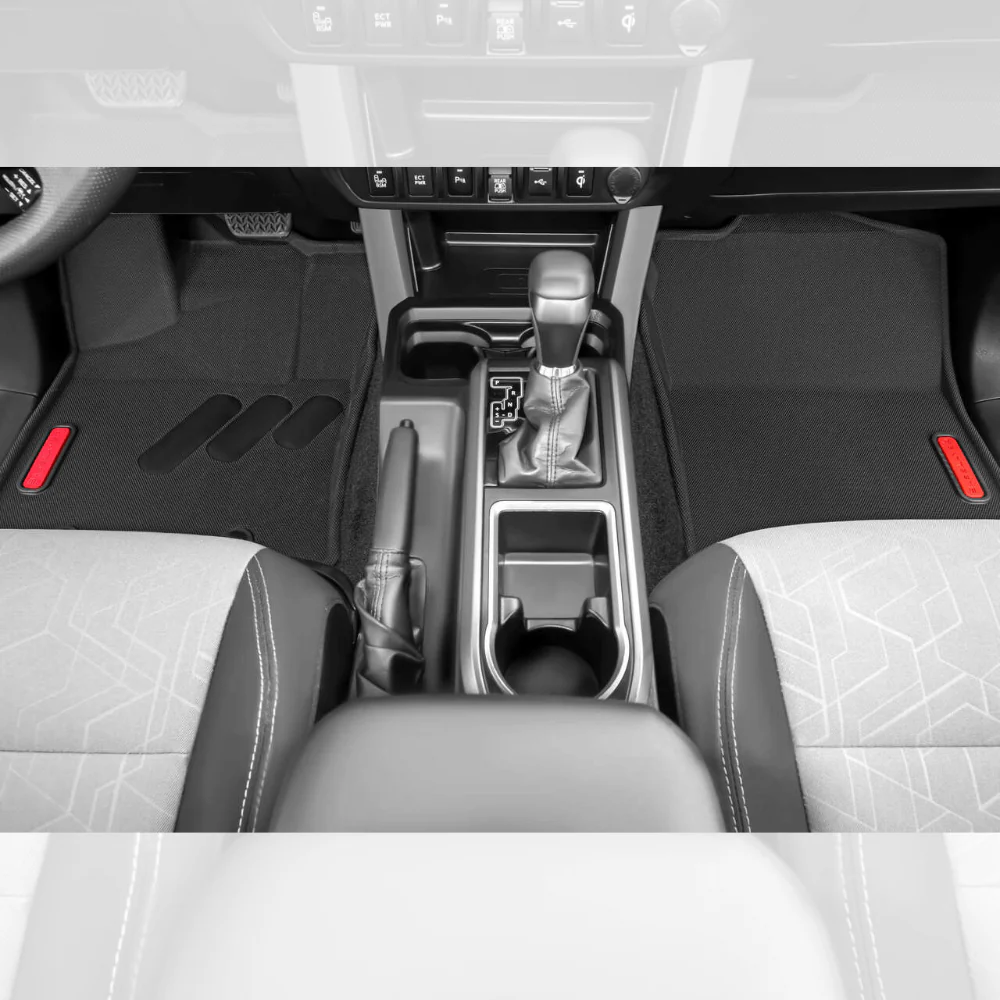 Floor Liners Fits 2016-2023 Toyota Tacoma - Image 3