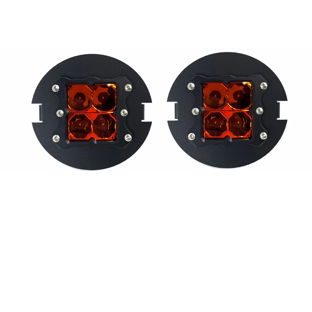 Fog  Light Kit - Amber Lens Fits 2005-2011 Toyota Tacoma
