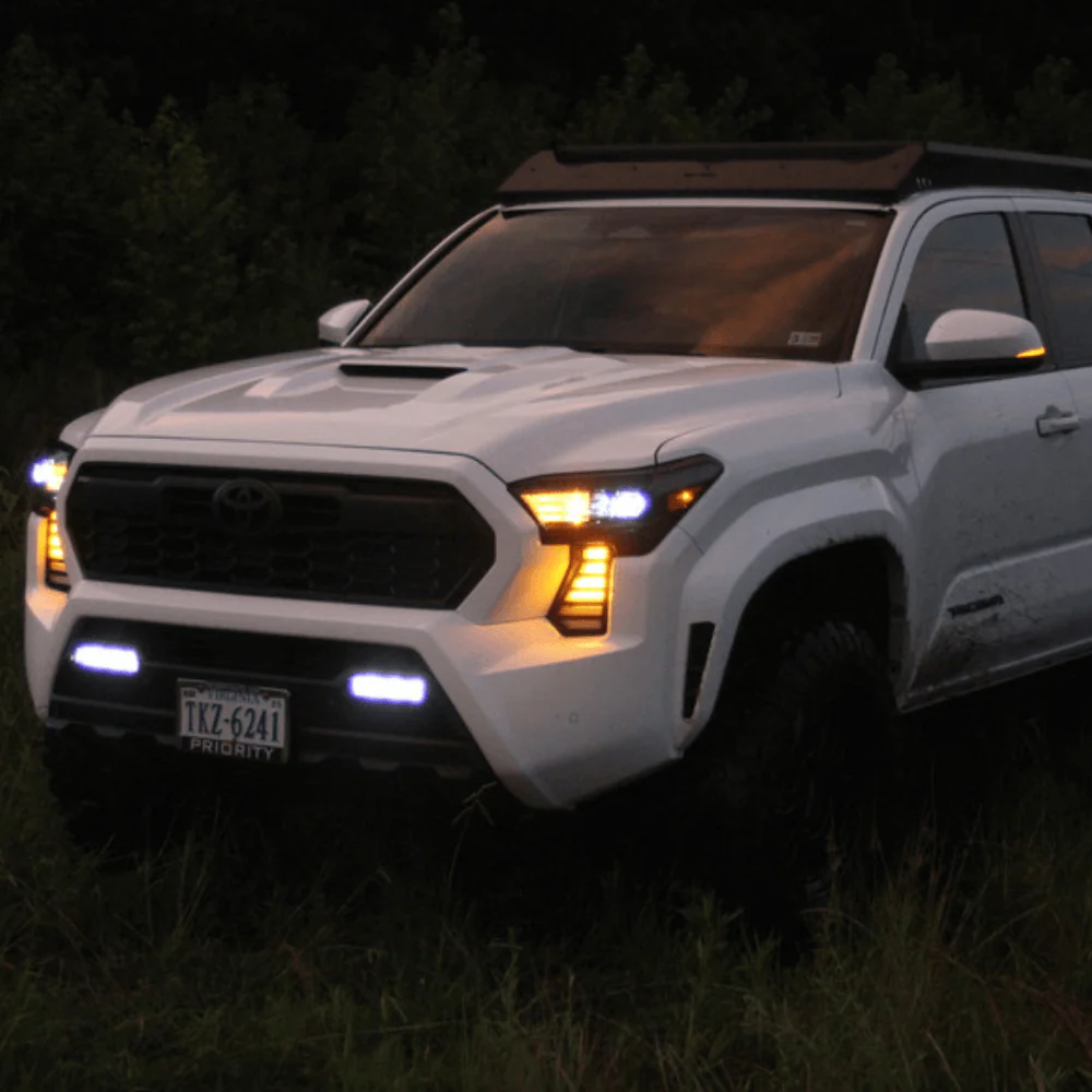 Front Fang Fog Light Kit w/DRL Fits 2024+ Toyota Tacoma - Image 2
