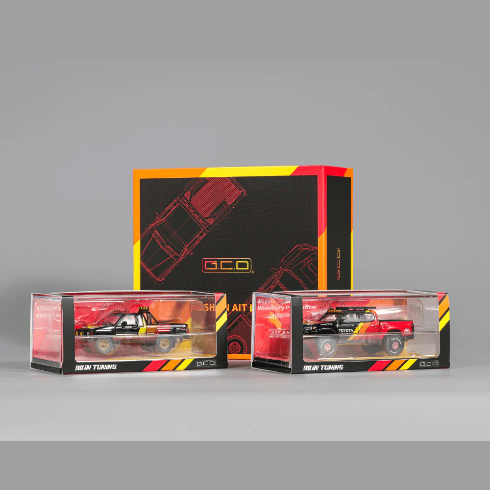 Toyota Tacoma TRD GDC Exclusive 1/64 Box Set - Black - Image 6