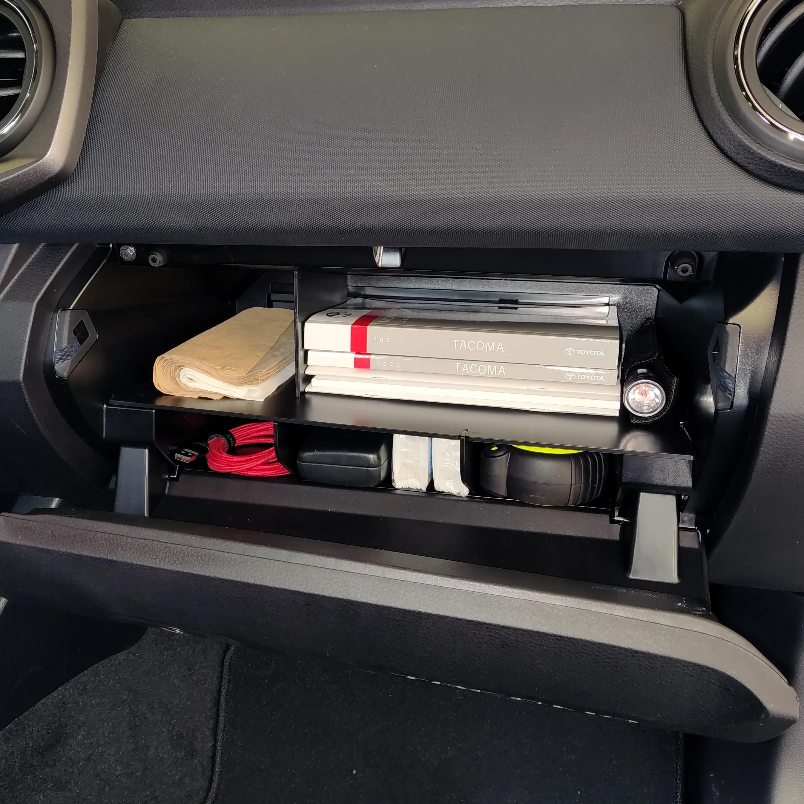 Glove Box Organizer Fits 2016-2023 Toyota Tacoma - Image 4