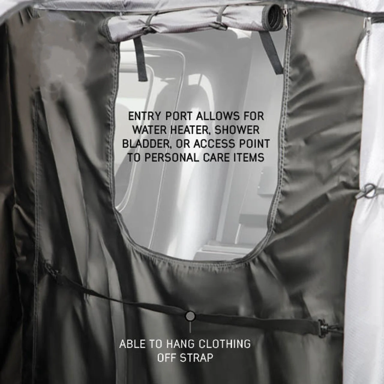 HD Nomadic 2 Person Quick Deploying Car-Side Shower & Privacy Room Combo - Image 2